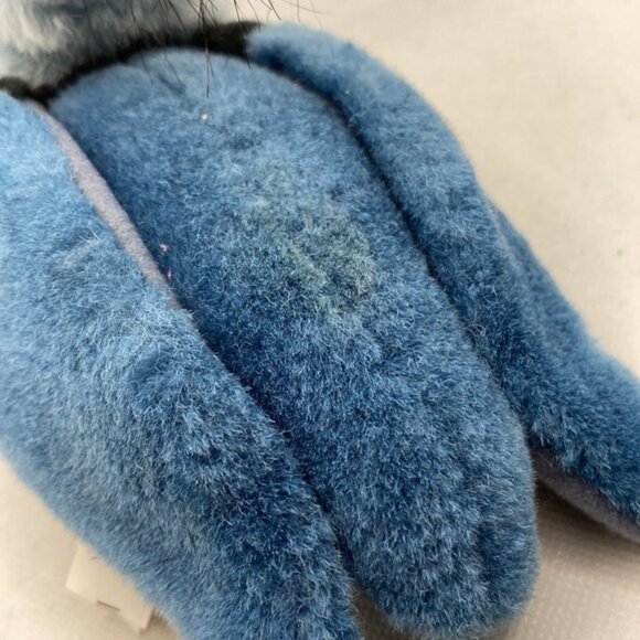 Duck Bird Plush Stuffed Animal 7” Blue White Black - Picture 12 of 12